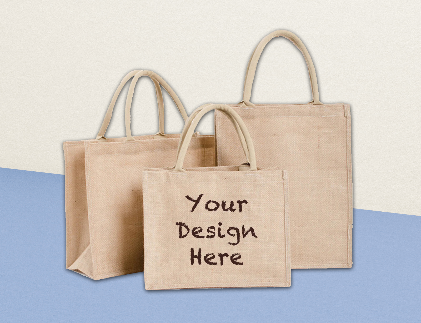 Jute bags for eco-friendly use